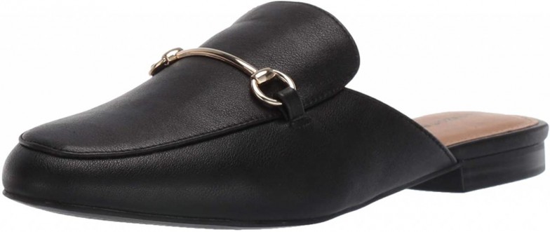 women buckle mule