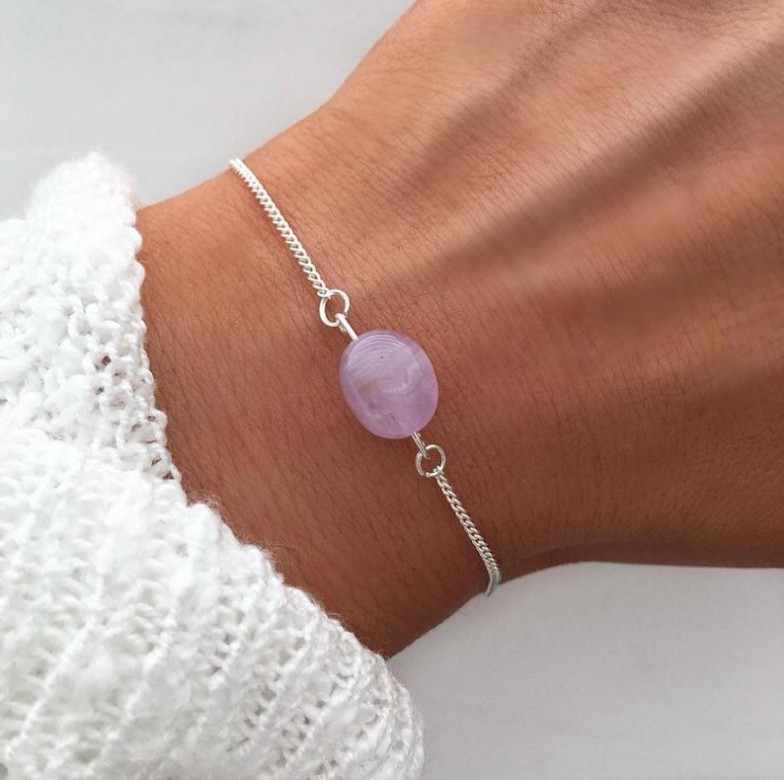 Amethyst bracelet