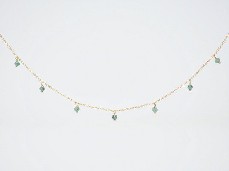 Emerald Choker Necklace