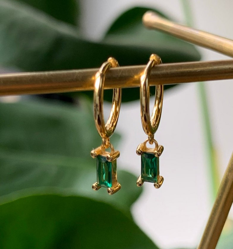 Emerald Earrings