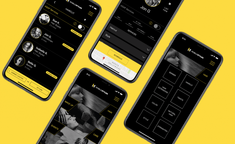 MOBILESTYLES beauty app