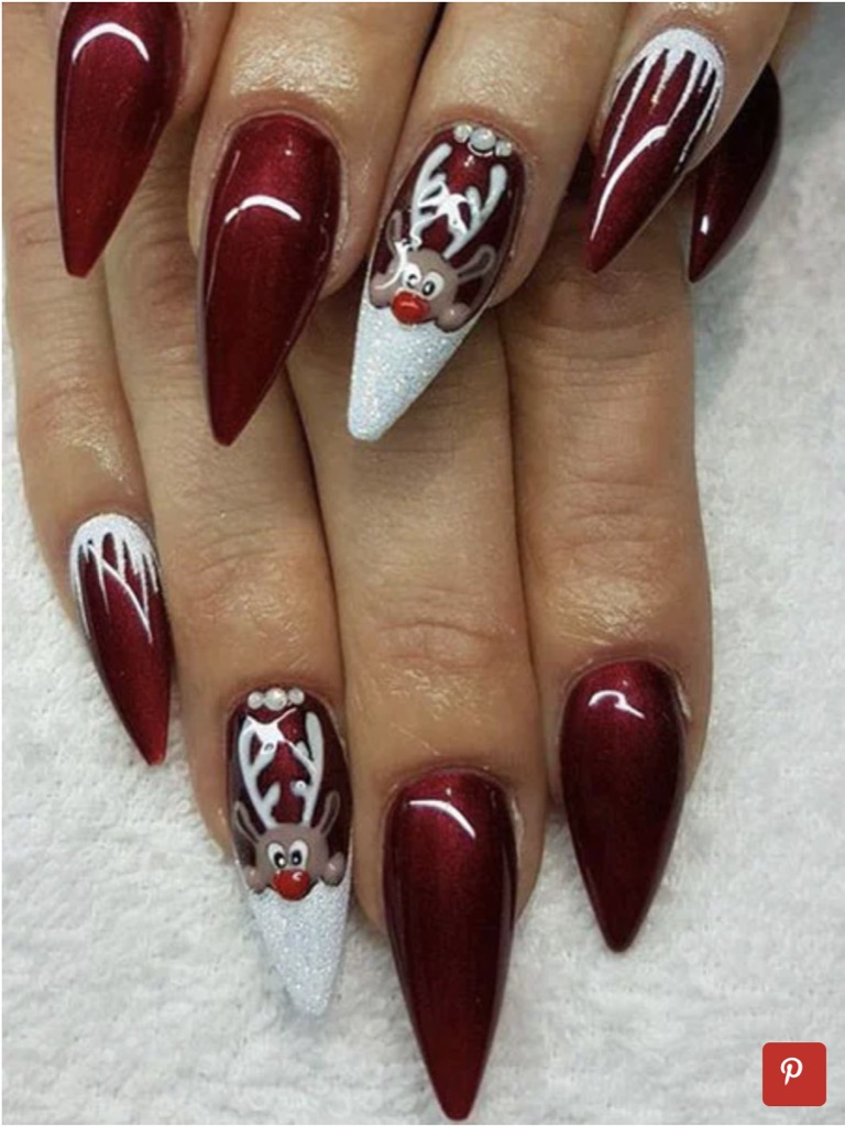 red nails
