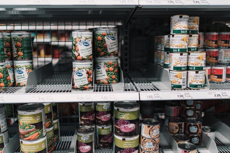 canned vegetables