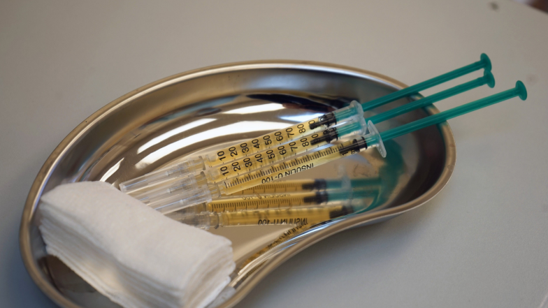 Plasma blood in syringes - prp