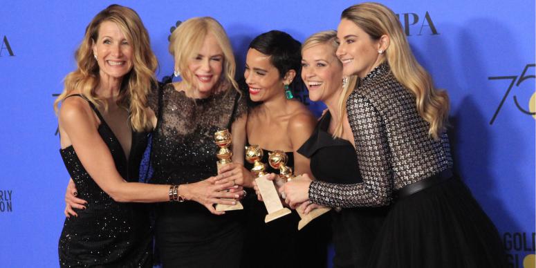 Golden Globes Stars Show Support for Sexual Assault Victims Golden Globes Stars Show Support for Sexual Assault Victims