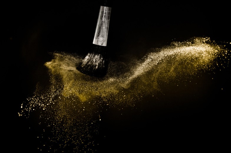 Gold Glitter Eyeshadow