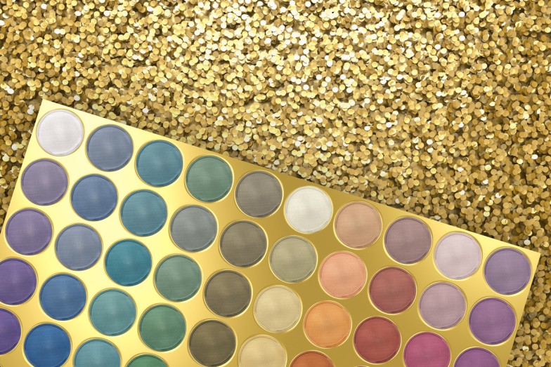 Gold Glitter Eyeshadow