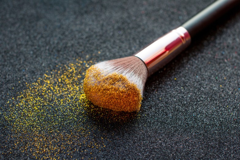 Gold Glitter Eyeshadow