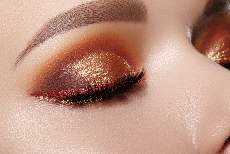 Gold Glitter Eyeshadow