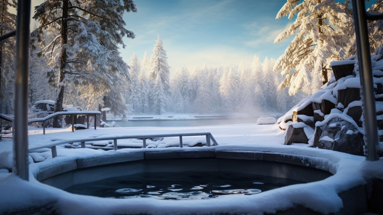 Winter Jacuzzi