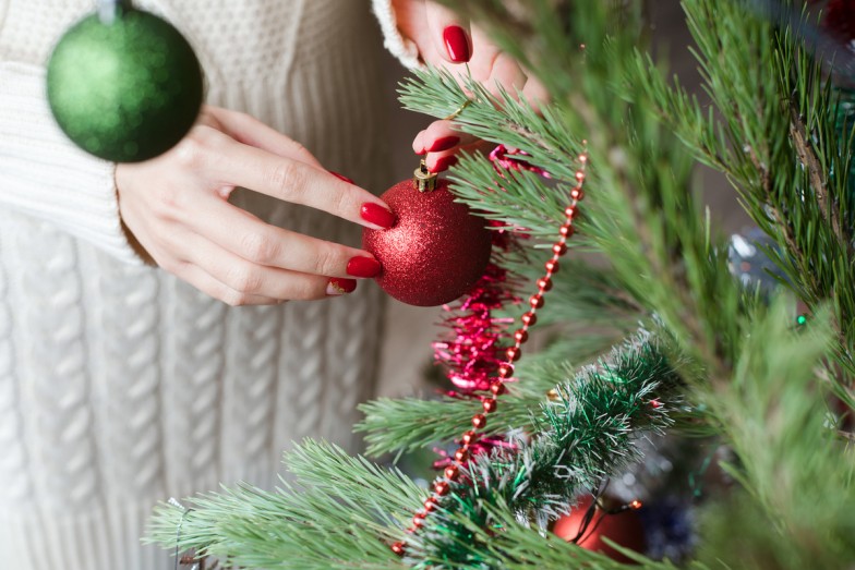 Winter Acrylic Nails