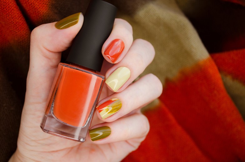 Winter Acrylic Nails