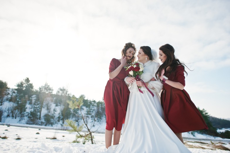 Winter Bridesmaid