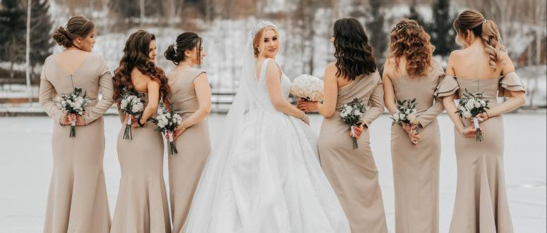Winter Bridesmaid Winter Bridesmaid
