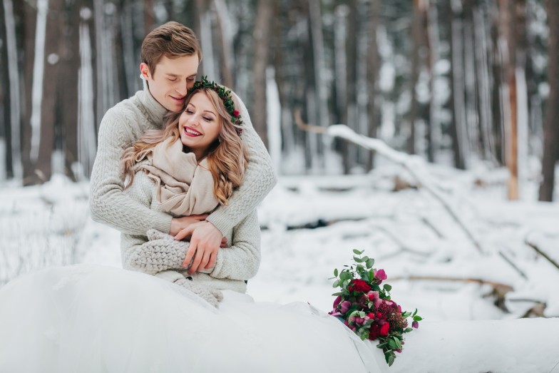 Winter Wedding Ceremony