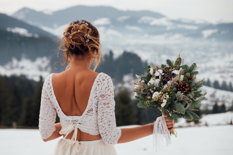 Winter Wedding Ceremony