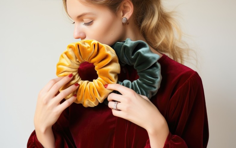 Scrunchies, those nostalgic hair accessories from the '90s, have made a stylish comeback as an essential part of modern hairstyles. Discover the endless possibilities of scrunchy hairstyles that effortlessly blend fashion with function, adding flair to your everyday look.  Introduction to Scrunchy Hairstyles Scrunchies have evolved from their humble beginnings as functional hair ties to trendy fashion statements. They add a playful touch to any hairstyle, whether you're running errands, attending work meetings, or enjoying a night out with friends.  5 Scrunchy hairstyles for everyday wear Elevate your everyday style with these simple and chic scrunchy hairstyles. These hairstyles add a touch of flair to your daily look, perfect for a day at the office, a coffee date with friends, or a casual weekend outing. Let your hair express your personality with these scrunchie-inspired styles that blend comfort and fashion effortlessly.  Messy bun with scrunchie The messy bun with scrunchie is a relaxed and effortless style perfect for casual outings or lazy days at home. Gather your hair into a loose bun on the back or top of your head and secure it with a scrunchie. Allow a few strands to fall loosely around your face to enhance the relaxed vibe.  You can experiment with the placement of the bun, opting for a high bun for a playful look or a low bun for a more relaxed style. Pull out a few strands of hair to frame your face or add texture to the bun for added interest.  Half up, half down with scrunchy. The Half-Up, Half-Down with Scrunchie hairstyle combines the best of both worlds by leaving some hair down while pulling the top half into a ponytail or bun secured with a scrunchie. It offers a versatile and stylish look that works for many occasions.  You can create different variations by experimenting with the placement of the scrunchy and the volume of the half-up part. Add braids or twists to the half-up section for texture and visual interest.  Ponytail with scrunchie The ponytail with scrunchie is a classic and timeless hairstyle that gets a modern twist with the addition of a stylish scrunchie. Simply gather your hair at the desired height and secure it with a scrunchie for an instant dose of charm and personality.  You can opt for a sleek, polished ponytail by smoothing out any bumps and tightly securing the scrunchie. Or go for a more relaxed look by allowing some volume and texture in the ponytail.  Low bun with a scrunchie The low bun with scrunchie is a sophisticated, elegant hairstyle for formal and casual occasions. It involves gathering your hair at the nape of your neck and twisting it into a bun before securing it with a scrunchie.  Add a twist or braid to the bun for extra dimension and visual interest. You can also leave a few strands loose around your face to soften the look and beautifully frame your features.  Braids or twists with scrunchy Incorporating braids or twists with a scrunchie adds a playful and youthful touch to your hairstyle. Whether you opt for a single braid, double braids, or intricate twists, adding a scrunchie adds flair and personality to your look.  Experiment with different braid or twist styles, such as fishtail braids, Dutch braids, or rope twists, to find a look that suits your style and preferences. Use scrunchies in complementary colors or patterns to accentuate the texture and intricacy of your braids or twists.  2 Scrunchy Hairstyles for Work or School Elevate your work or school look with these polished, scrunchy hairstyles. These styles offer a blend of sophistication and comfort, making them perfect for a day at the office or attending class in style. Let your personality shine through while keeping your hair secure and stylish with these scrunchie-inspired looks.  Low ponytail with textured scrunchie Opt for a low ponytail secured with a textured scrunchie for a chic and professional look at work or school. This style is simple yet stylish, keeping your hair out of your face while adding a touch of personality. The textured scrunchy adds dimension to your ponytail, making it suitable for casual and formal settings.  Messy bun with a neutral scrunchie Achieve an effortless and polished look with a messy bun adorned with a neutral scrunchie. This style is perfect for busy mornings when rushing for work or school. The neutral scrunchie adds a subtle accent to your bun while keeping your hair secure and stylish throughout the day.  2 Scrunchy Hairstyles for Special Occasions Make a statement at your next special event with these glamorous scrunchy hairstyles. Whether attending a wedding, formal dinner, or celebratory gathering, these elegant styles elevate your look and make you stand out.  Messy bun with embellished scrunchie Create a romantic and effortless look with a messy bun adorned with an embellished scrunchie. This style exudes charm and sophistication, making it perfect for weddings or cocktail parties. Let your hair fall softly around your face for a whimsical touch that complements any formal outfit.  Half Up Half Down with Floral Scrunchie Add a touch of femininity to your special occasion look with a half-up, half-down style with a floral scrunchie. This versatile style perfectly balances casual and elegant, making it suitable for various occasions. Whether you're attending a garden party or a spring wedding, this hairstyle will leave a lasting impression.  Scrunchy hairstyles for everyone Scrunchy hairstyles offer a versatile and stylish way to accessorize your hair for any occasion, whether it's a day at work, a casual outing with friends, or a special event. From simple low ponytails to elegant messy buns, a scrunchy hairstyle suits every taste and preference.  So, the next time you're looking for a fun and stylish way to update your hairstyle, remember to reach for your favorite scrunchie. With creativity and flair, you can create stunning looks that will turn heads and make a statement wherever you go.  And remember, if you ever need professional hair styling services or beauty expertise, you can always count on MOBILESTYLES to connect you with talented beauty professionals who can bring your vision to life. Discover the magic of scrunchy hairstyles and let your hair take center stage!