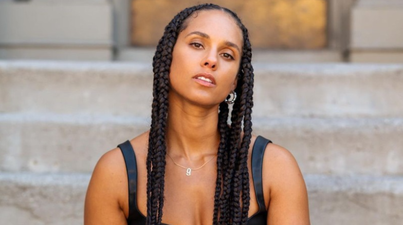 Alicia Keys' Box Braids