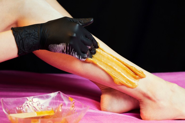 Waxing hair