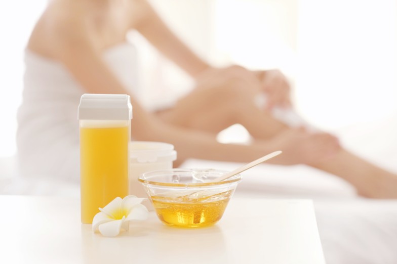 Waxing hair