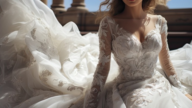 Summer wedding dress