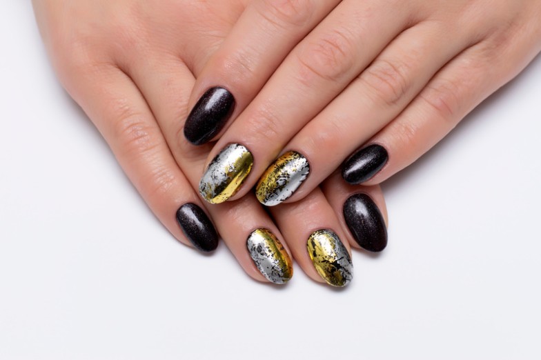 black manicure
