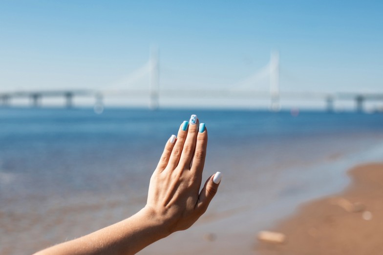 Blue Summer Nail Ideas