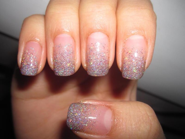 Ombre Glitter Nails