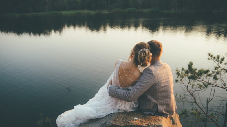 man autumn wedding