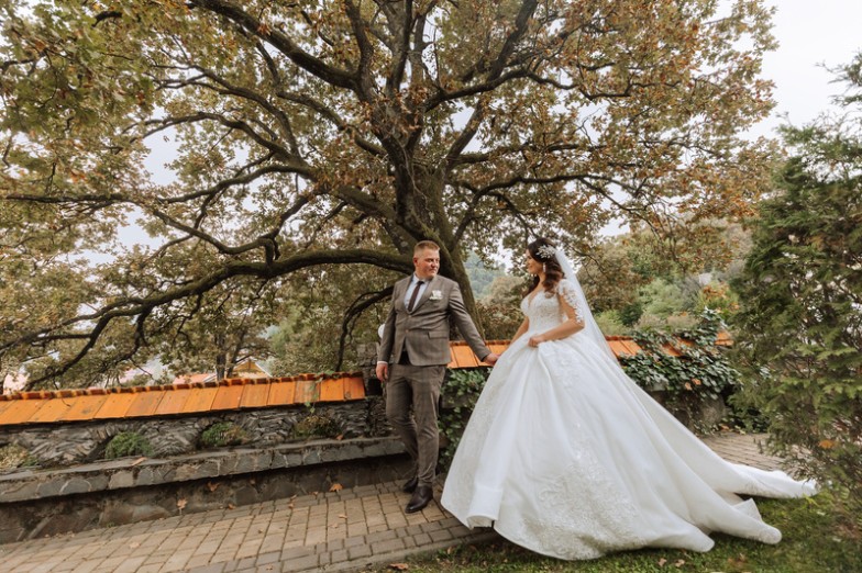man autumn wedding