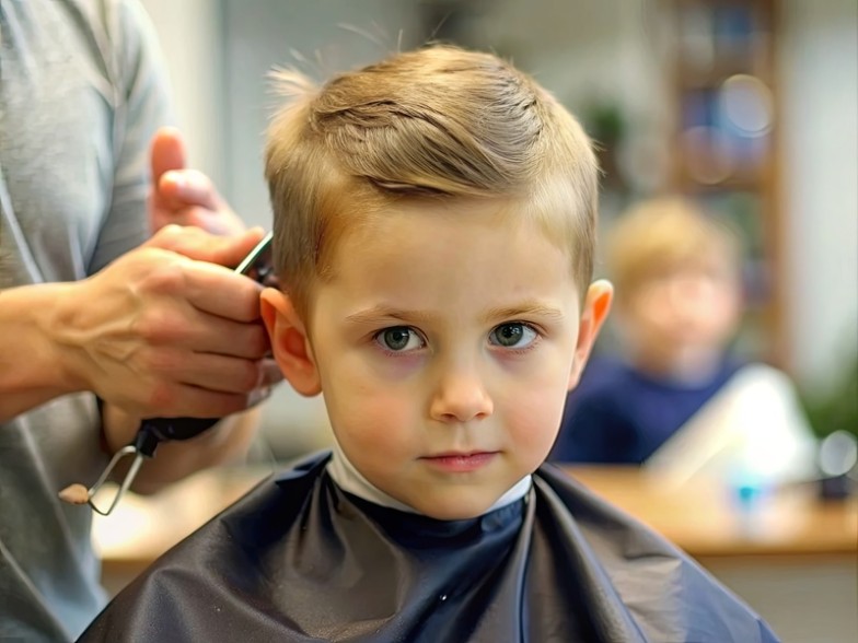 slick back hairstyle