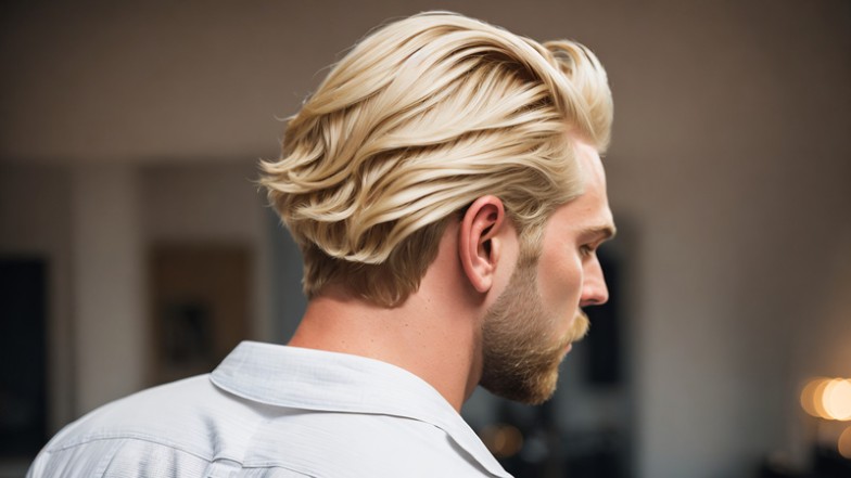 slick back hairstyle