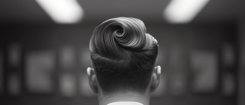 slick back hairstyle