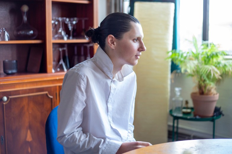 slick back hairstyle