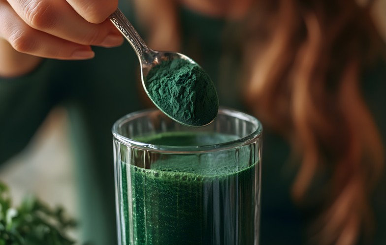 green powder
