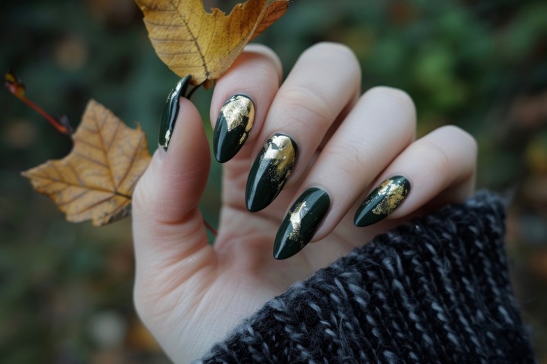 Almond Shape Fall Nails
