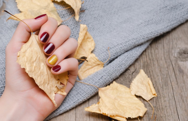 autumn manicure