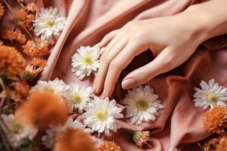 Neutral autumn Nails