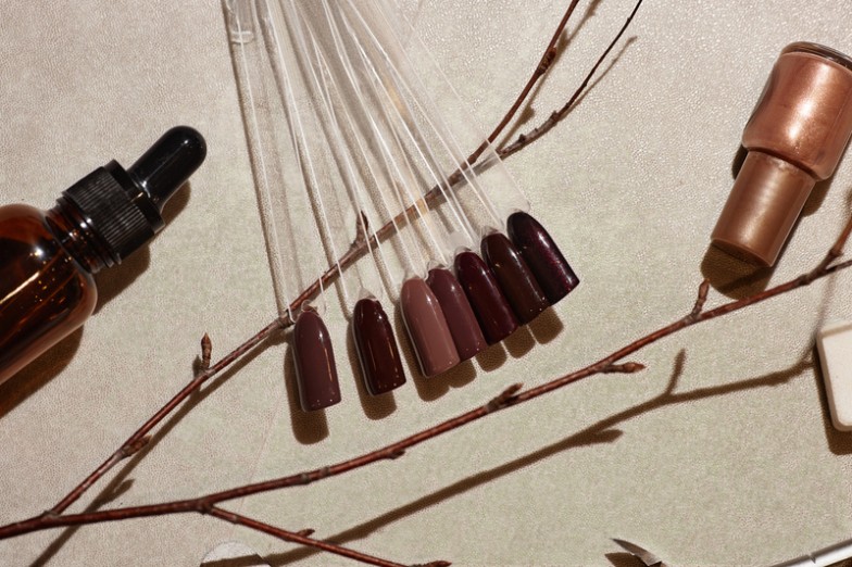 Neutral autumn Nails