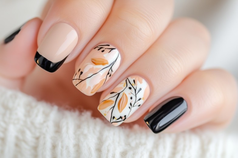 Black Fall Nails