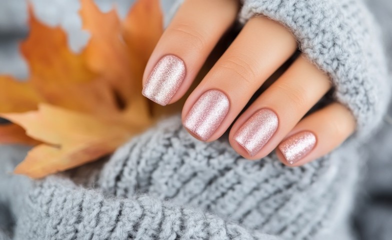 autumn manicure