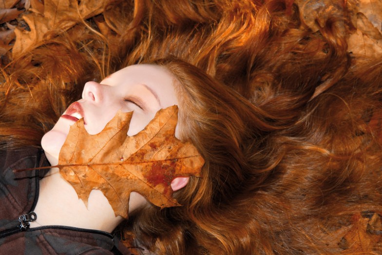 Autumn red hair