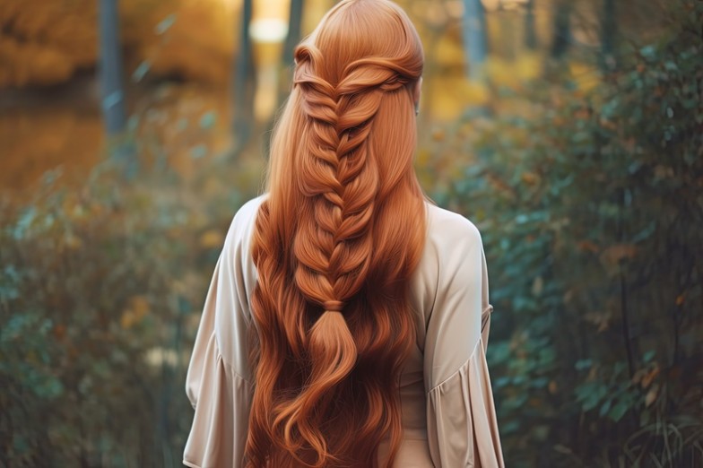 Autumn red hair