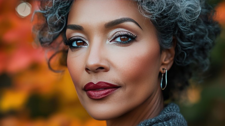 Autumn hair afroamerican