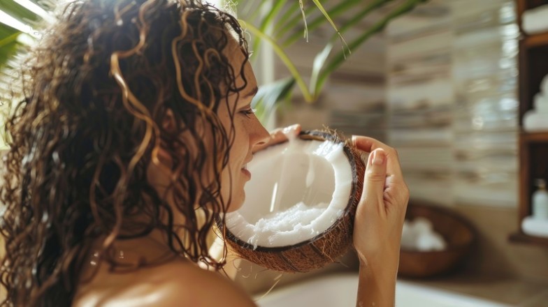 coconut oil hair
