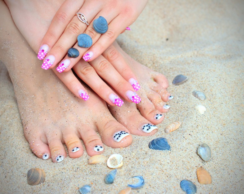 summer pedicure